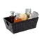 Simplify Shelf Storage Bin, Plastic, Black, 6.5 in H, 11.4 in W, 6.5 in L 25094-BLACK - alternate 2